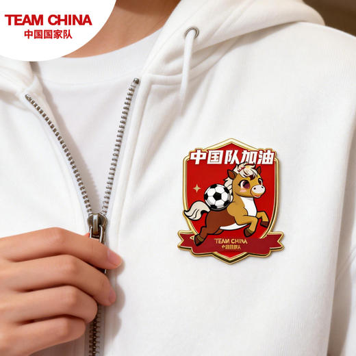 足球加油系列一中国红徽章/马上有球徽章/守门员徽章 商品图4
