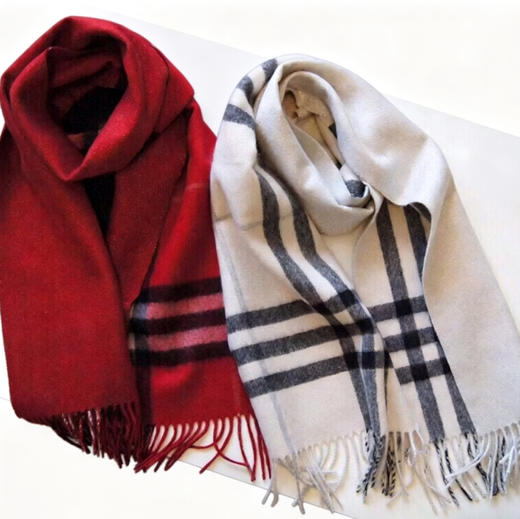 巴布瑞羊绒围巾。 自己备注颜色 商品图10