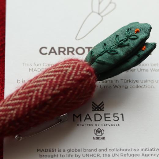心艺珍藏：MADE51x Uma Wang 胡萝卜胸针 Carrot Brooch 商品图2