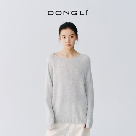 东黎 • 复苏的呼吸 绒丝柔软亲肤圆领套衫 6020 商品图2