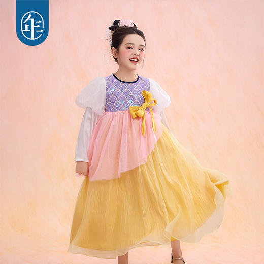 年衣童装儿童连衣裙春季新款新中式改良汉服结伴春光连衣裙N1261061D02 商品图4