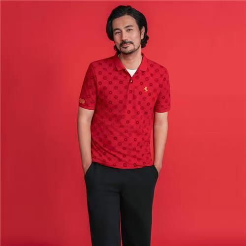 佐丹奴男装26年新年马到成功绣花POLO衫01016201 商品图1