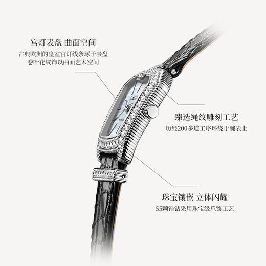 【克拉拉同款】SAGA世家表 唐顿之夜系列时尚百搭腕表 商品图6
