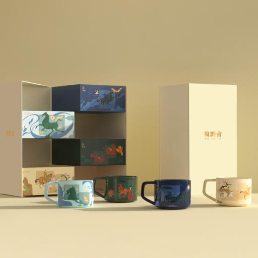 驷马平川咖啡杯套组 商品图1