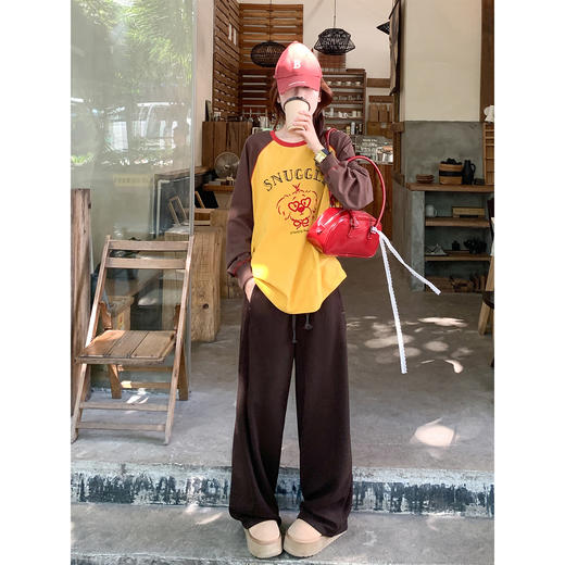 <曾小咸推荐>2.25现货秒杀 ！微信超特价！印花撞色插肩袖长袖 日常159.99 立减90 秒杀69.99！！ 商品图2