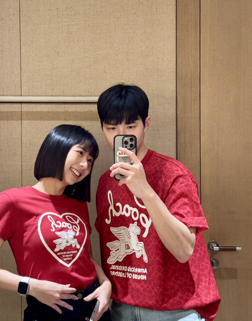 原单正品Coa*h蔻*男女款飞马印花T恤020603