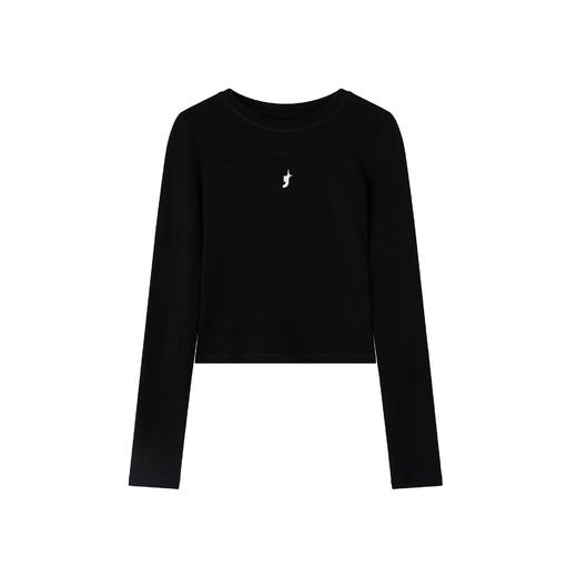 FTT Flythetruth 休闲高智长袖t恤女夏圆领微弹亲肤软糯显瘦上装 商品图4