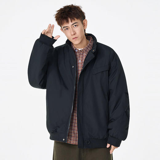 【买手优选HS】立领设计舒适防风保暖百搭棉服外套 商品图2