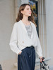 【百图lulu定制】【航海家衬衫】 独特  别致  弧形  收腰 假两件拼接长袖衬衫 商品缩略图6