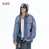 BJHG不计后果美式夹克外套男款春痞帅高级感潮牌无领仿牛仔上衣女 商品缩略图2