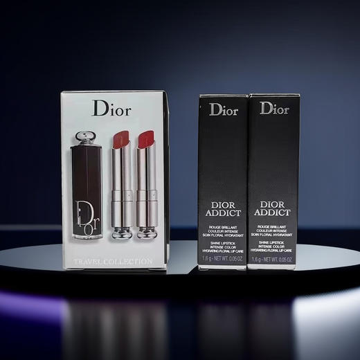 DIOR迪奥魅惑漆光口红小样套盒1.6g 【#527+#740】 商品图2