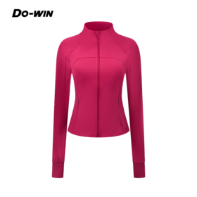 多威新款耐磨高弹立领收腰运动跑步女式外套2652212