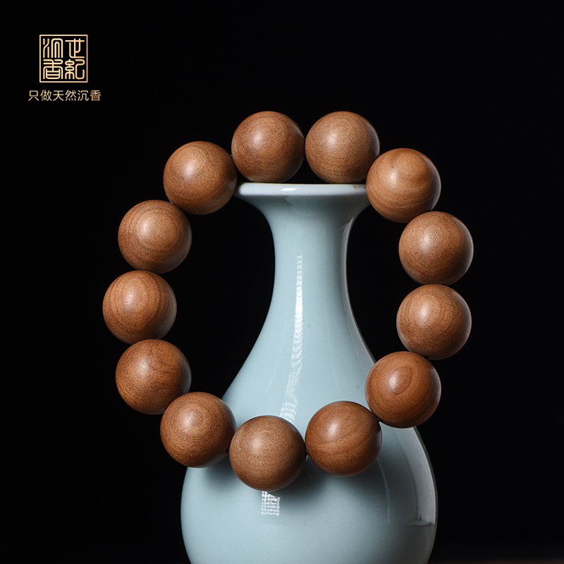 印度老山檀手串 17.5mm*13颗 37克 SP1603