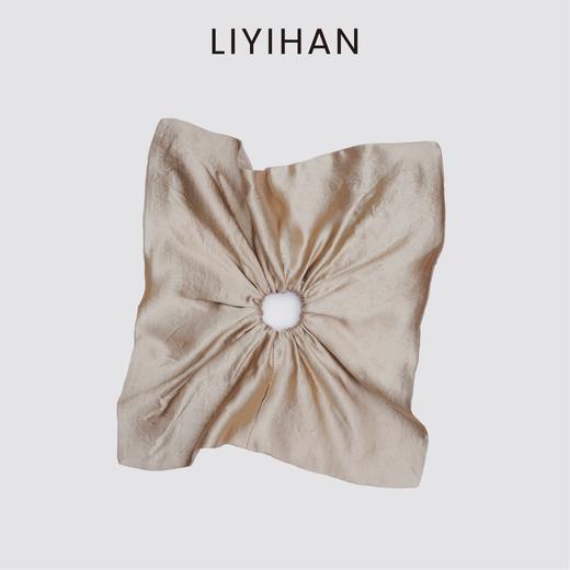 LIYIHAN 2025新款醋酸缎面时尚发圈法式高级感马尾扎头绳发饰复古 商品图0