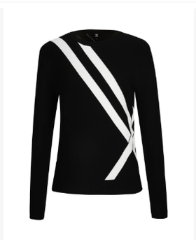 ANEW秋冬男士毛衣长袖，黑红两色可选 M121909