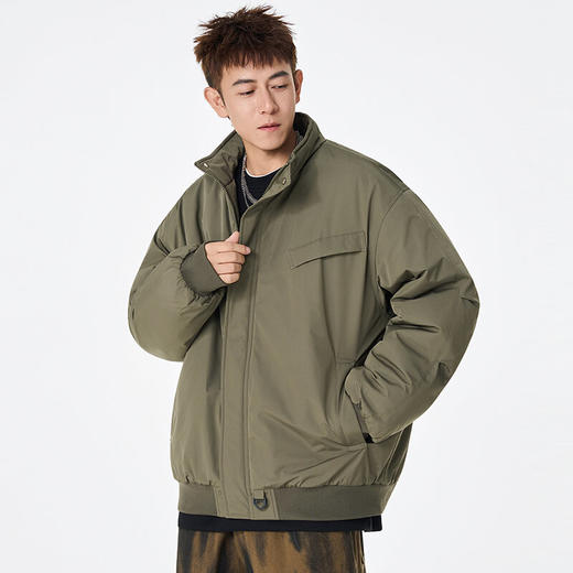 【买手优选HS】立领设计舒适防风保暖百搭棉服外套 商品图7