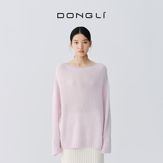 东黎 • 复苏的呼吸 绒丝柔软亲肤圆领套衫 6020 商品图3