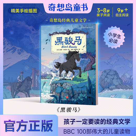 《奇想岛经典儿童文学》全4册  6-12岁  黑骏马+五个孩子和沙精+柳林风声+吹牛大王历险记  中小学生推荐阅读书目 商品图4