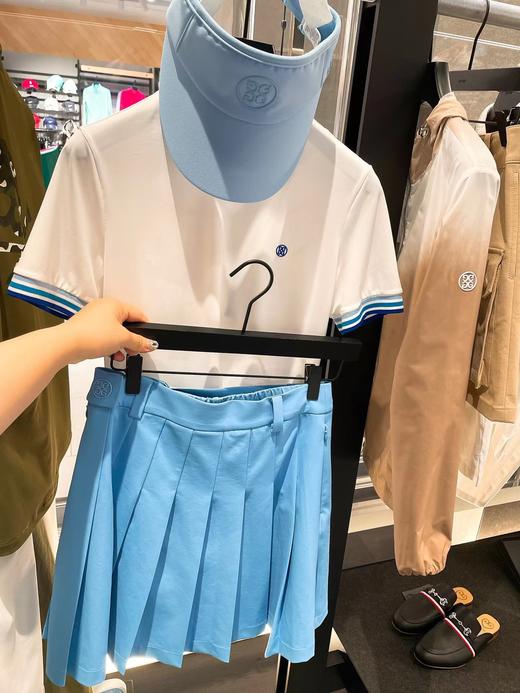 G4家春夏新款女士中高腰百褶短裙来了W821952-57 商品图1