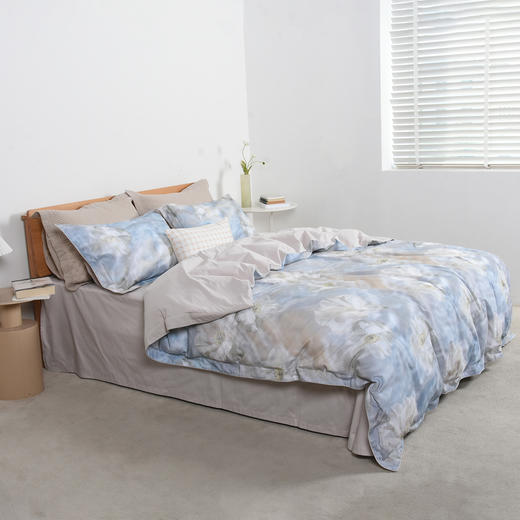 暖绒数码四件套-繁花凉熙（蓝） 商品图2