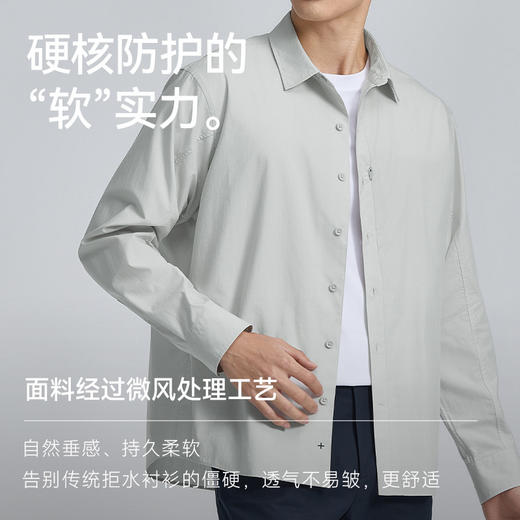 【春夏新品】十如仕男士三防机能纯棉质感抗污经典百搭衬衫TS01-01 商品图3