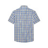 【纯棉】德鲨鲨鱼短袖格子衬衫男2026夏新款休闲薄款衬衣 商品缩略图1