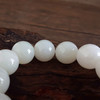 【天然正品】天然精品无杂裂约18MM俄料一级白和田玉圆珠手串20CM（弹力绳）260126NJM65 商品缩略图5