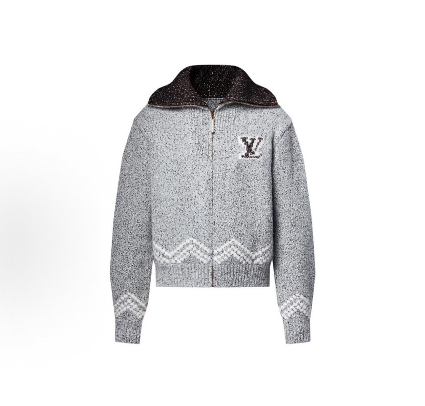 L-S（男装）Nigo 垂钓嵌花毛衣外套