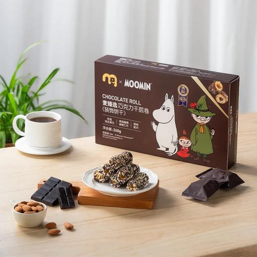 麦德龙 麦臻选xMoomin巧克力千层卷 260g 商品图1