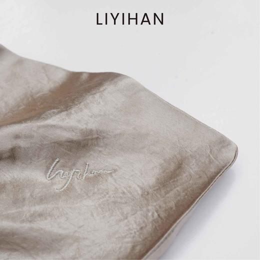 LIYIHAN 2025新款醋酸缎面时尚发圈法式高级感马尾扎头绳发饰复古 商品图3