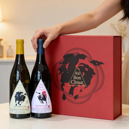 【ABC马年限定】奥邦酒庄“时来运转”黑皮诺干红&霞多丽白 Au Bon Santa Barbara County Pinot Noir&Chardonnay 2024 可选礼盒 商品图3