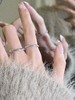 卡蒂罗KADER 星河序曲情侣对戒 925银莫比乌斯永恒的爱简约光面素圈磨砂可调节戒 轻奢原创设计百搭钟爱久久 戒指 商品缩略图5