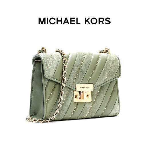 MICHAEL MICHAEL KORS 迈克.科尔斯小号斜挎包35F1GXOL2U342军绿色 商品图1