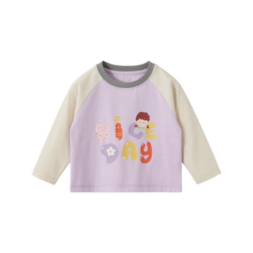 Cucutas幼童长袖T恤CY26SPW514蓝白色调/紫色调/绿色调（80#-140#） 商品图6