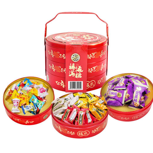 【粉丝专属❗️徐福记新年糖果礼盒】徐福记甄选品质原料制作，老少皆宜美味健康无负担，满足你的味蕾！整箱大礼包酥糖饼干年货零食糖果送礼L 商品图4