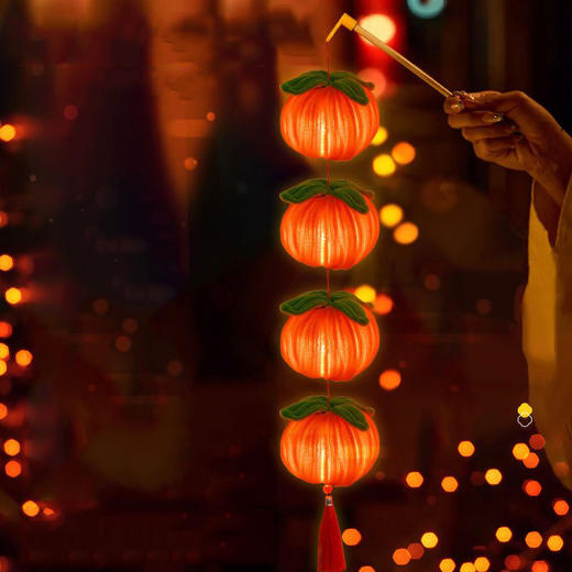 【春节不打烊】【DIY扭扭棒烟花灯&绣球柿子灯笼】手工材料包发光节日亲子活动装饰礼物 商品图6