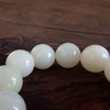 【天然正品】天然精品无杂裂约19.5-19.8MM俄料一级白和田玉圆珠手串20CM（弹力绳）260126NJM63 商品缩略图4
