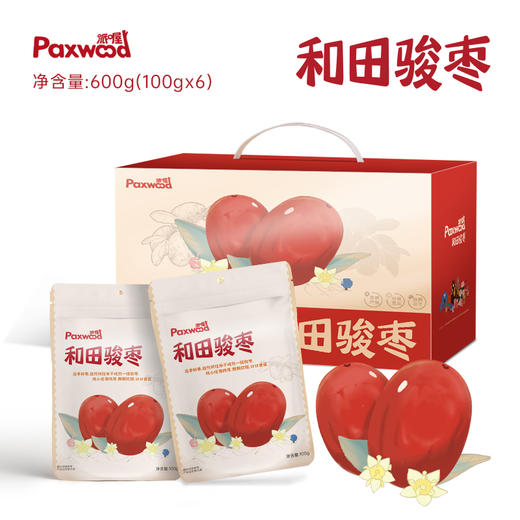 派喔和田骏枣礼盒600g（新老包装随机发） 商品图1