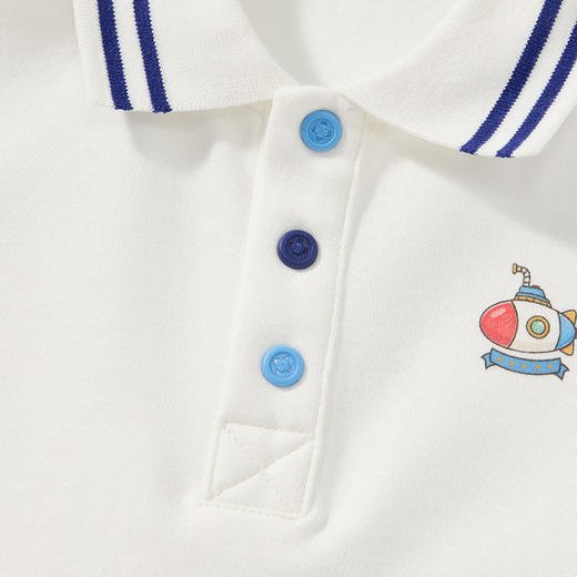 Cucutas男幼童长袖T恤CY26SPW530米白80#-120# 商品图7