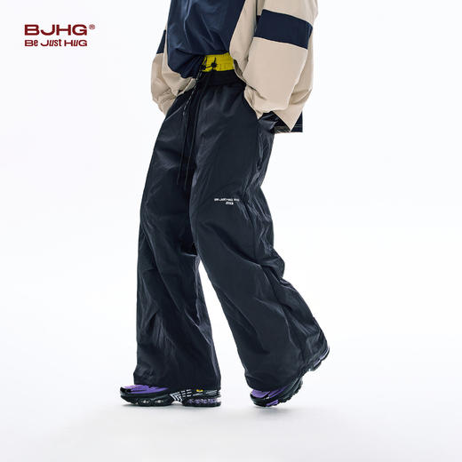 BJHG不计后果机能运动裤子男款春工装轻质防风拼接线条户外长裤女 商品图2