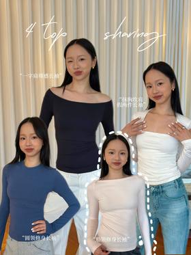 4️⃣outfit*长期主义的舒适貌美长袖