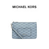 【品牌】 MK  Jet Set Item 大号印花金属链条手拿包淡蓝色 商品缩略图4