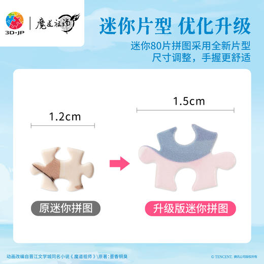 80片 迷你盲盒拼图 Q1365 魔道祖师动画 拾光絮语 商品图1