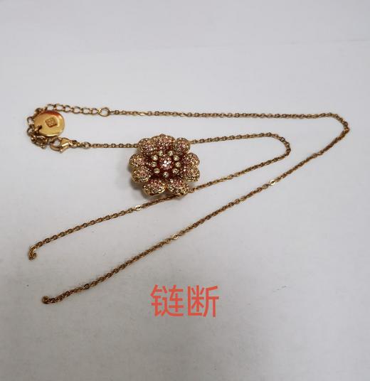 9009656150931 施华洛世奇SWAROVSKI 官方授权CONNEXUS心相莲 项链锁骨链女 镀玫瑰金色 商品图4