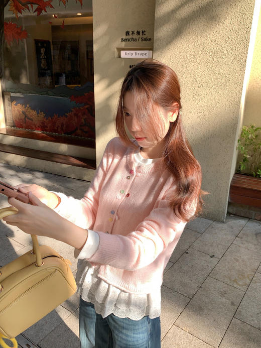 <曾小咸推荐>2.24现货秒杀 ！微信超特价！韩系短款针织开衫 日常189.99 立减110 秒杀79.99！！ 商品图12