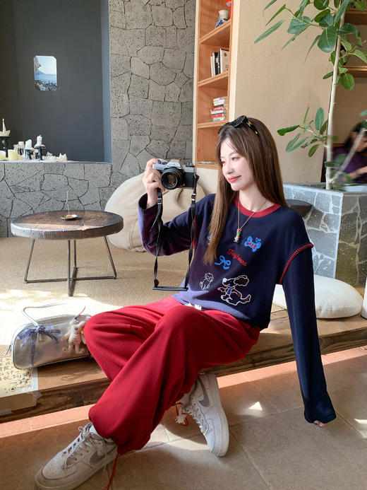 <曾小咸推荐>2.24现货秒杀 ！微信超特价！卡通印花加绒长袖t恤 日常169.99 立减100 秒杀69.99！！ 商品图12