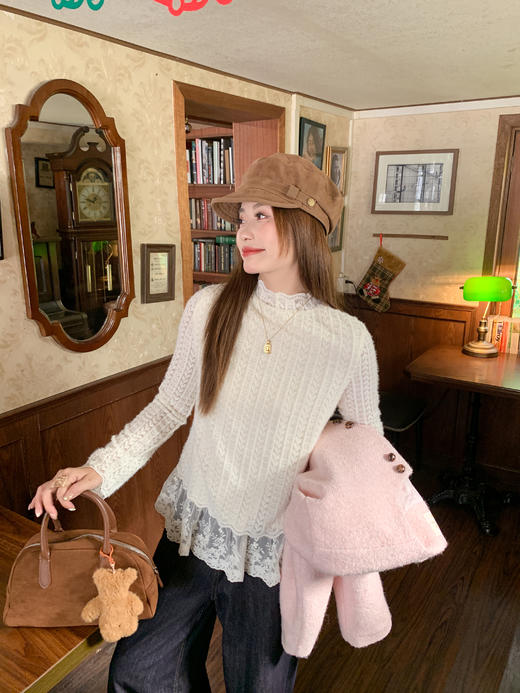 <曾小咸推荐>2.25现货秒杀 ！微信超特价！韩系毛呢小香风外套 日常329.99 立减170 秒杀159.99！！ 商品图11