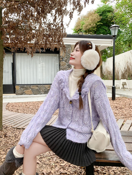 <曾小咸推荐>2.24现货秒杀 ！微信超特价！ 韩系立体钩花毛衣 日常229.99 立减130 秒杀99.99！！ 半裙 秒杀79.99！！ 商品图13