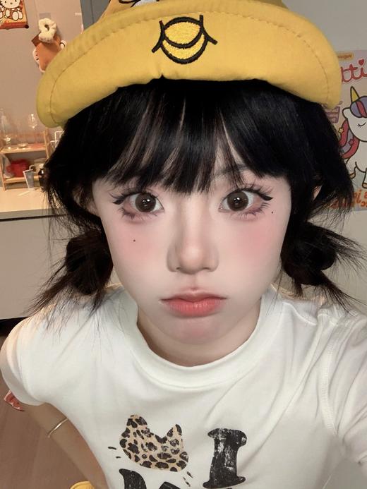 【大直径月抛】Ealla girl-软绵绵黑/奶糊糊棕 -14.5mm【月抛 度数0-800度 无525/575】 商品图7