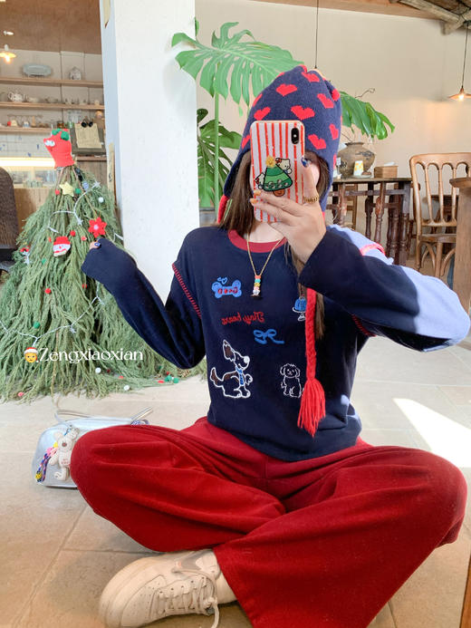 <曾小咸推荐>2.24现货秒杀 ！微信超特价！卡通印花加绒长袖t恤 日常169.99 立减100 秒杀69.99！！ 商品图7